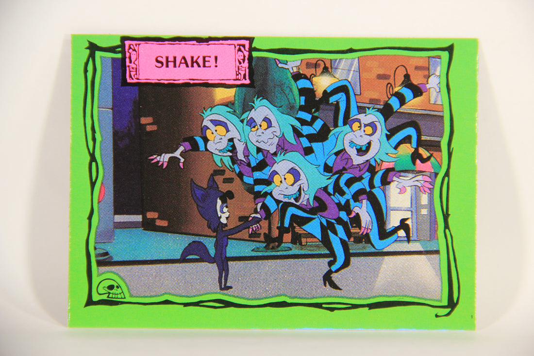 Beetlejuice 1990 Trading Card #92 Shake ENG L012199