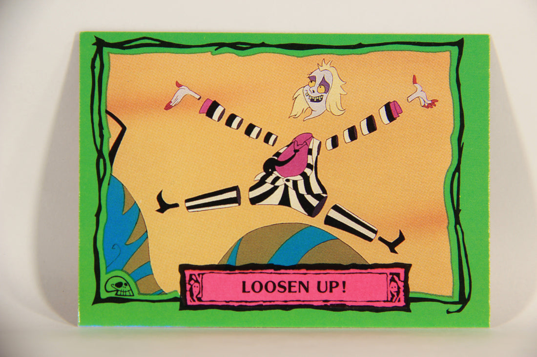 Beetlejuice 1990 Trading Card #94 Loosen Up ENG L012201
