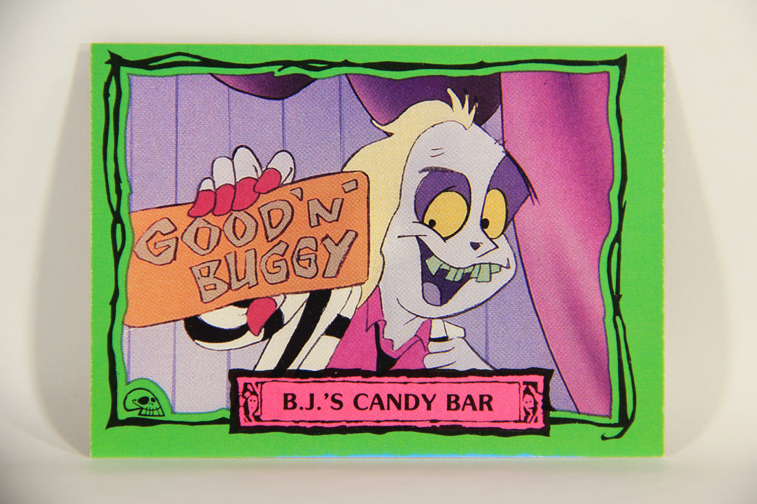 Beetlejuice 1990 Trading Card #96 B.J.'s Candy Bar ENG L012203