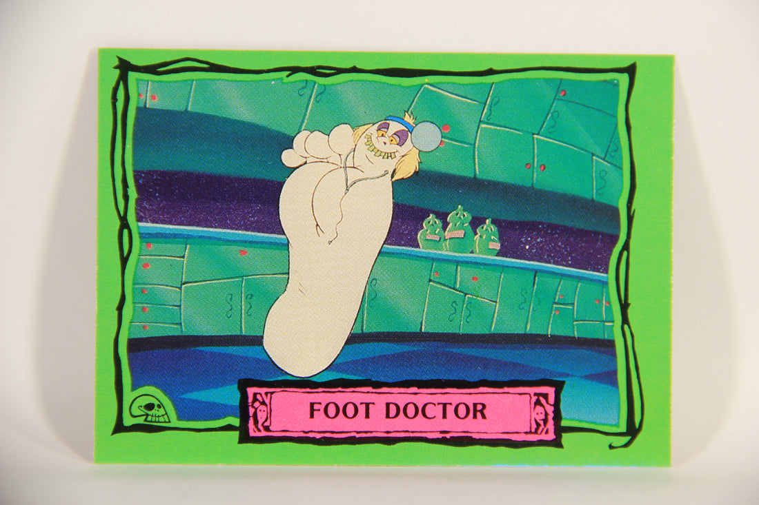 Beetlejuice 1990 Trading Card #97 Foot Doctor ENG L012204