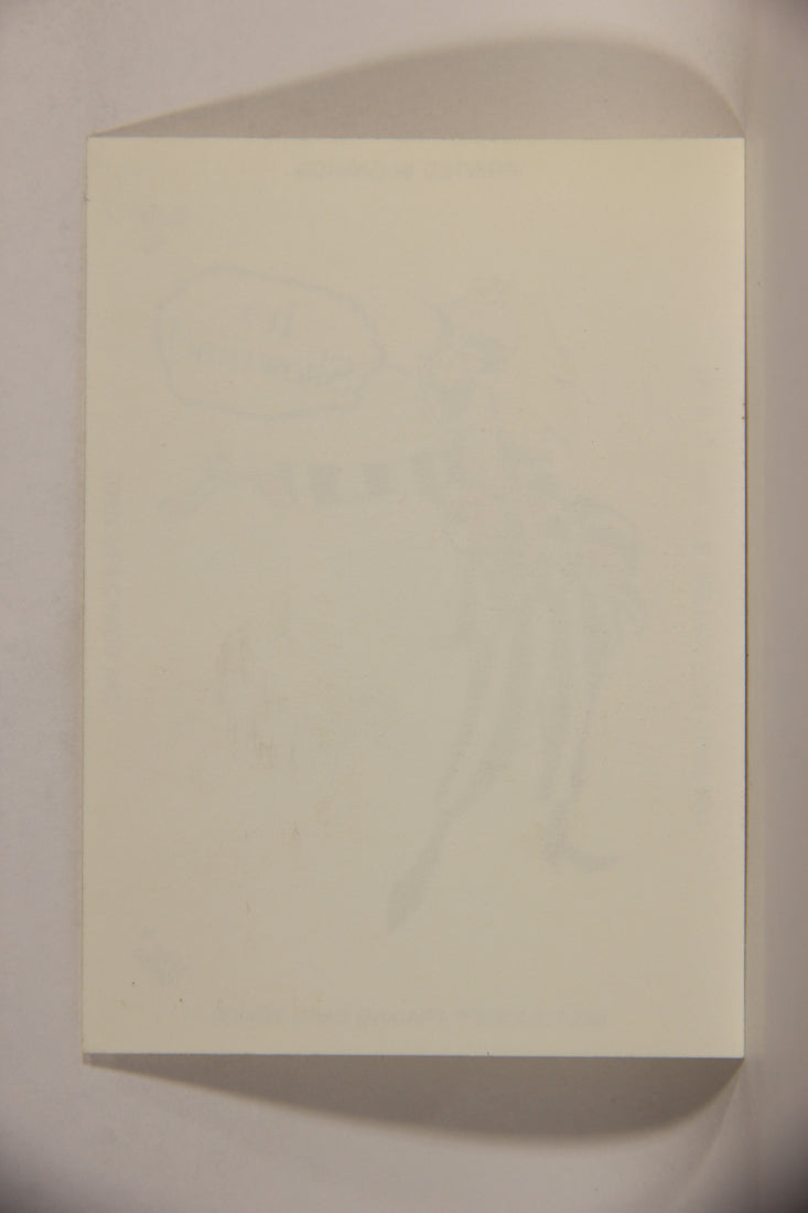 Beetlejuice 1990 Trading Card Glow In The Dark Sticker #20 It's Showtime ENG L012216