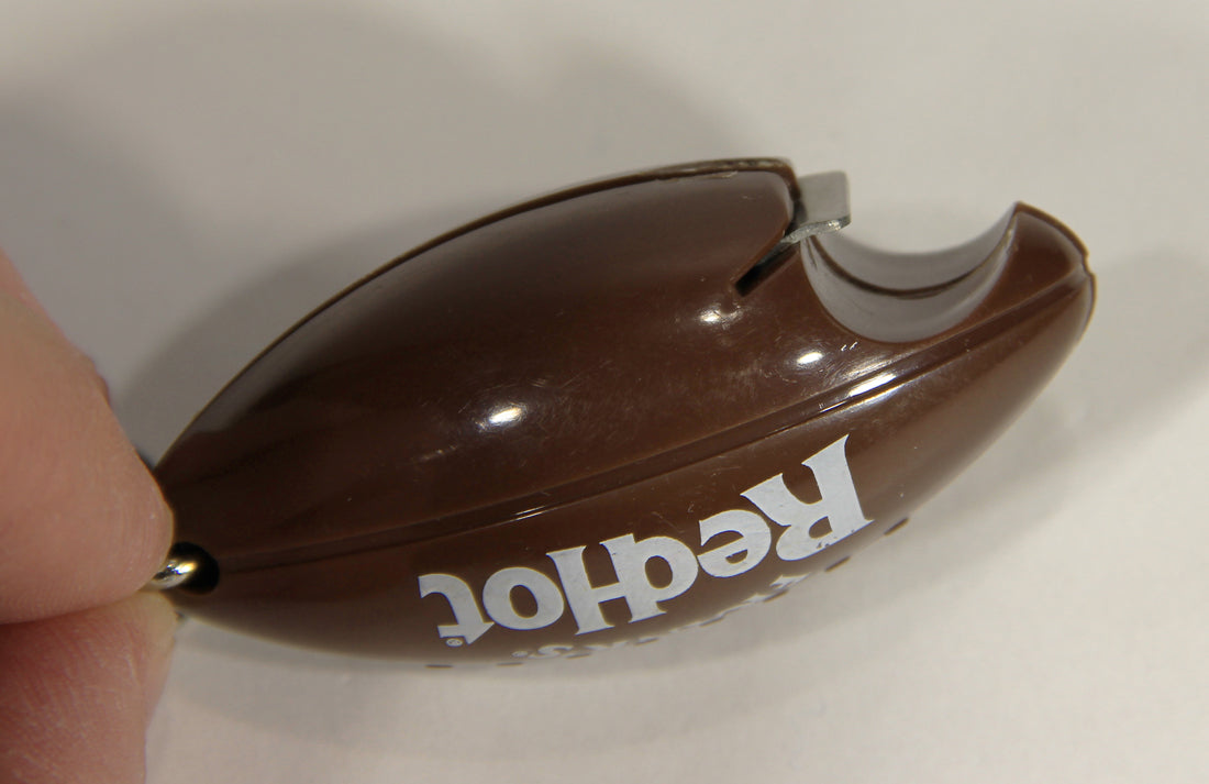 Frank's RedHot Sauce Football Shaped Bottle Opener Keychain Promo Advertising L012467
