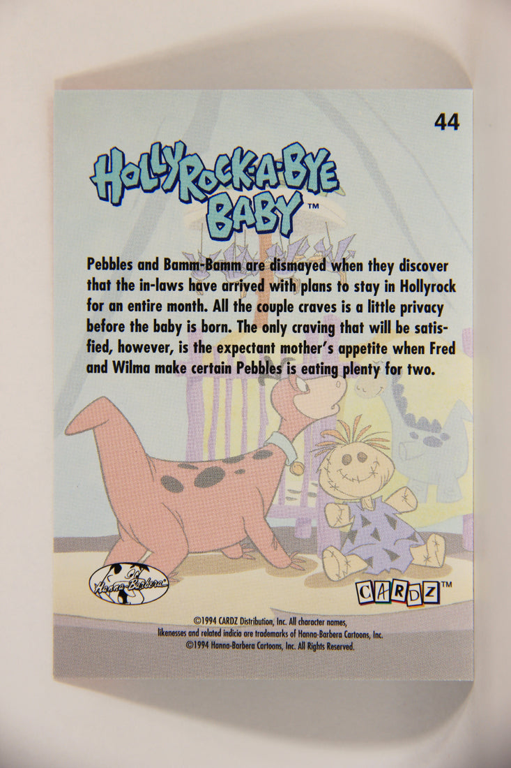 Return Of The Flintstones 1994 Trading Card #44 Pebbles Fred And Wilma ENG L012510