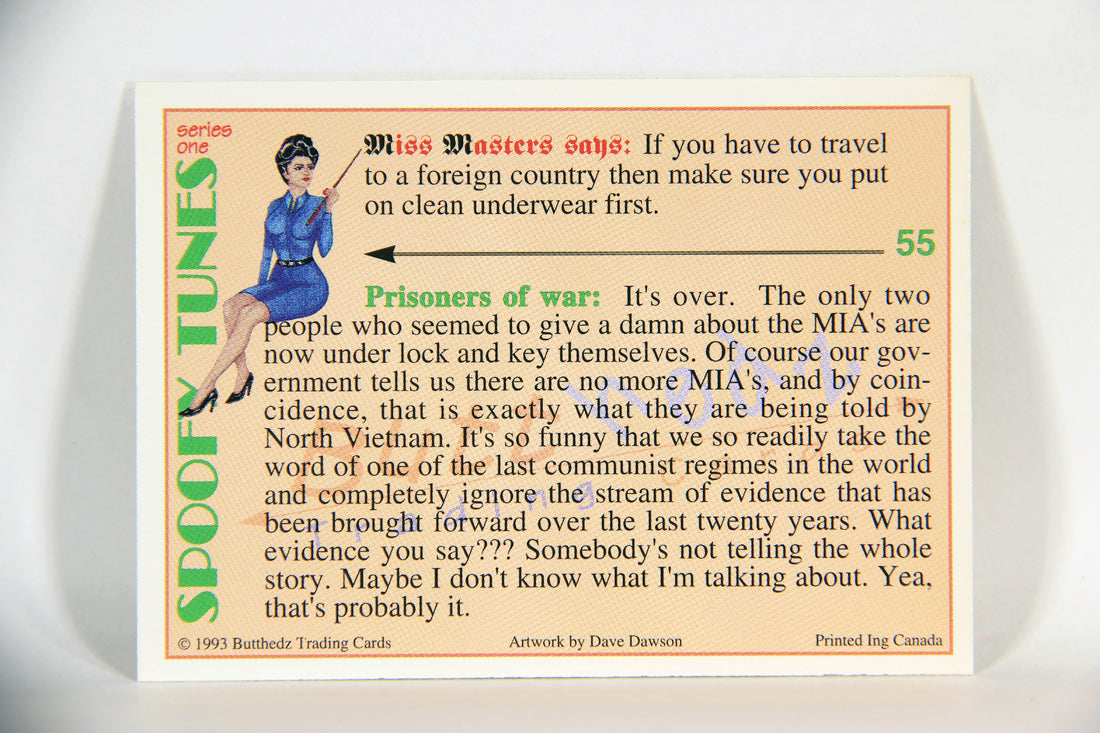 Spoofy Tunes 1993 Trading Card #55 Miss Ing In Action L012523