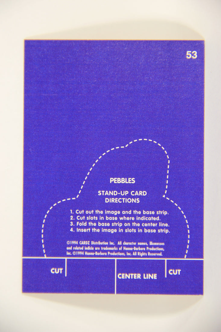 Return Of The Flintstones 1994 Stand-Up Card #53 Pebbles ENG L012646