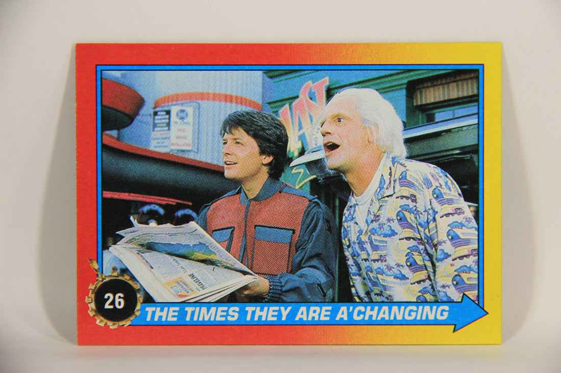 Back To The Future II 1989 Trading Card #26 The Times They Are A' Changing L012697