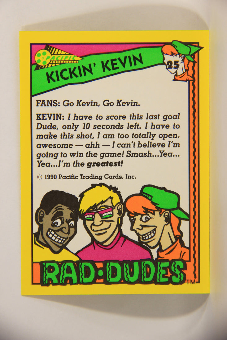 Rad-Dudes 1990 Trading Card #25 Kickin' Kevin L012761