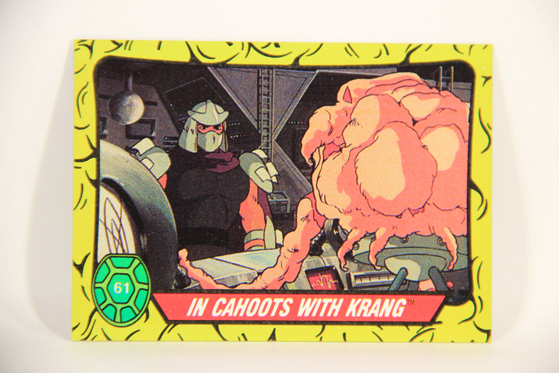 Teenage Mutant Ninja Turtles 1989 Trading Card #61 In Cahoots With Krang ENG L012902