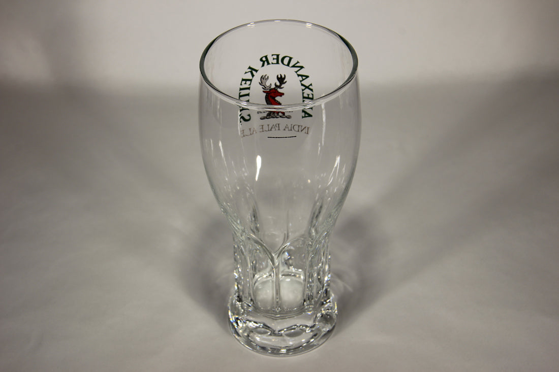 Alexander Keith's India Pale Ale Weizen Beer Glass Canada Nova Scotia Deer Logo L012973