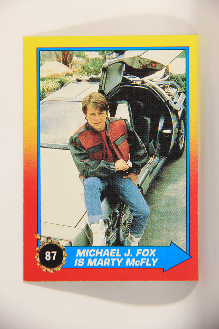 1989 Back to the Future II shops 2 Movie Card Michael J Fox Marty Mcfly by Topps #87