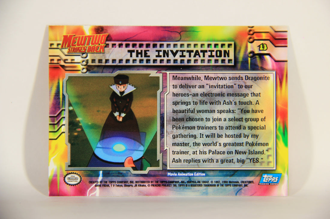 Pokémon Card First Movie #13 The Invitation Blue Logo 1st Print ENG L013043