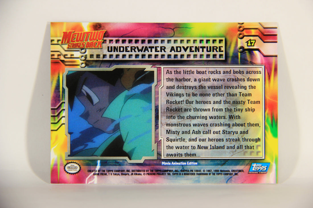 Pokémon Card First Movie #17 Underwater Adventure Blue Logo 1st Print ENG L013044