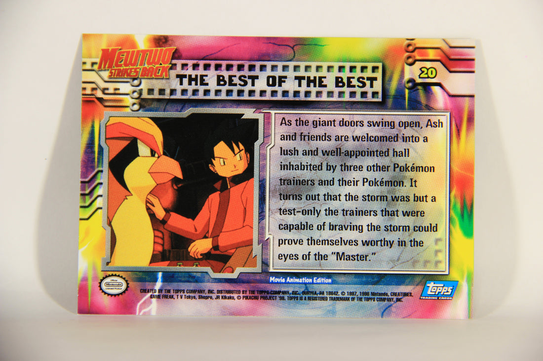 Pokémon Card First Movie #20 The Best Of The Best Blue Logo 1st Print ENG L013046