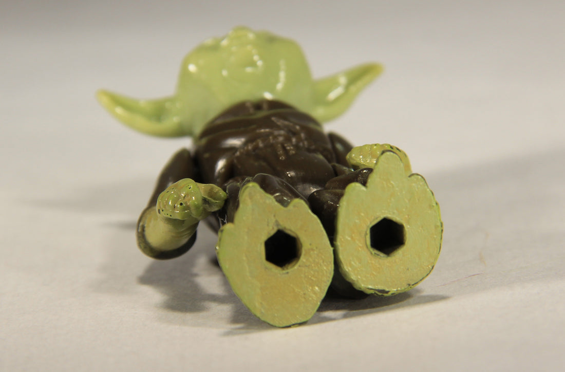 Star Wars Yoda 1980 ESB Vintage Action Figure Hong Kong COO II-1b Unitoy L013336