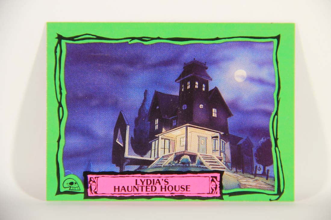 Beetlejuice 1990 Trading Card #19 Lydia's Haunted House ENG L013404