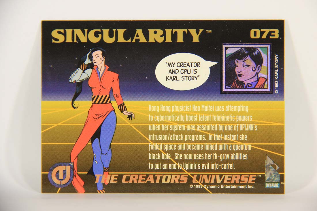 The Creators Universe 1993 Trading Card #73 Singularity ENG L013408