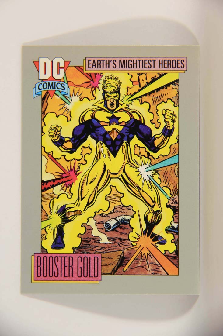 DC Cosmic 1991 Trading Card #38 Booster Gold's Wrist Blasters And Power Rods L013597