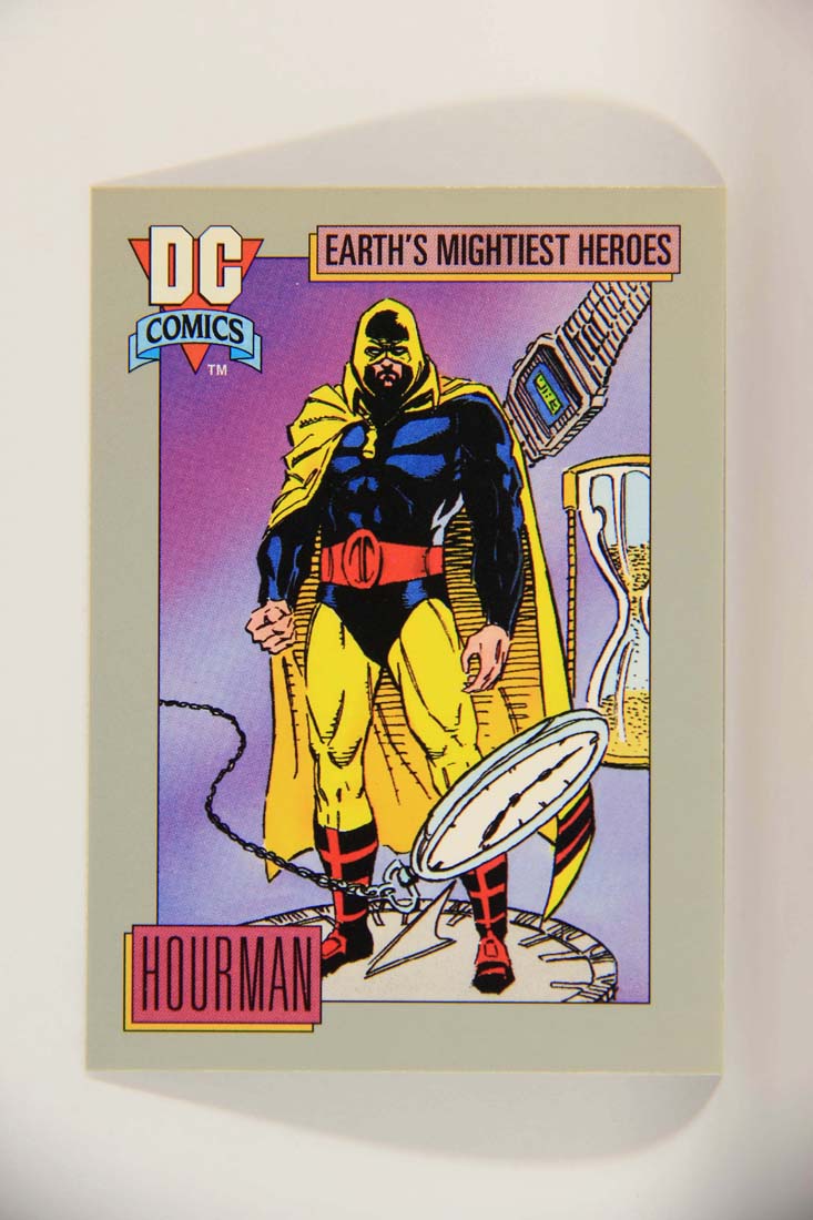 DC Cosmic 1991 Trading Card #57 Hourman's Strength-Augmenting Skin Patches L013616