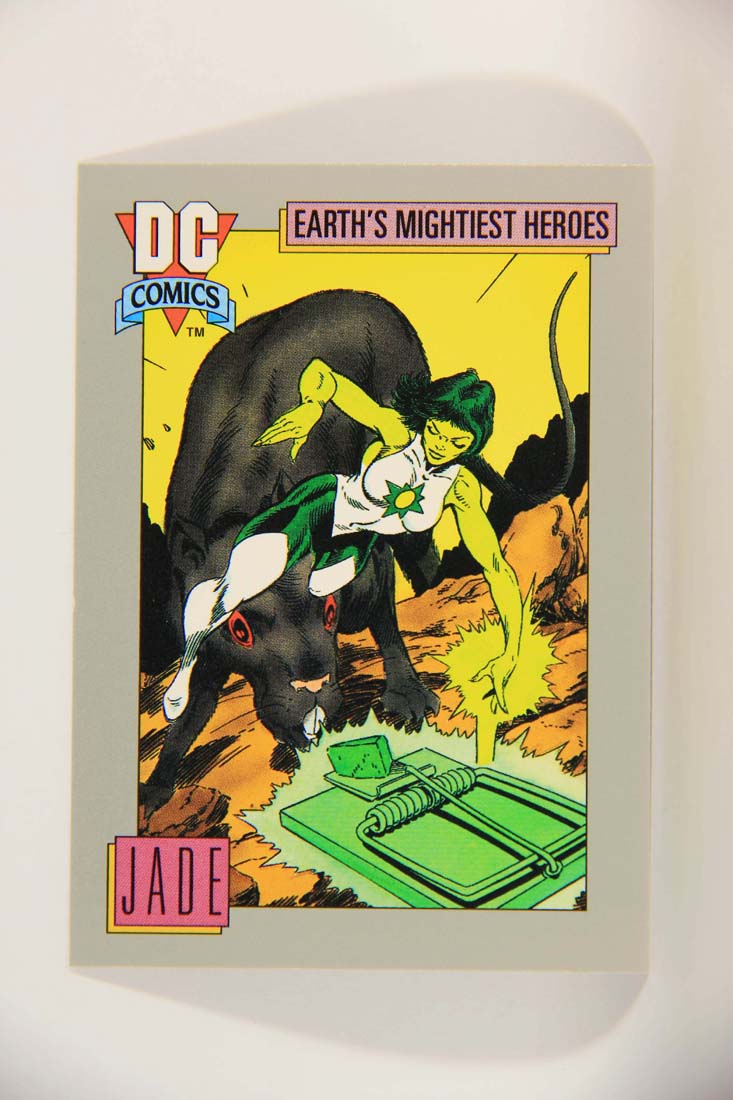 DC Cosmic 1991 Trading Card #59 Jade's Power Pulse L013618
