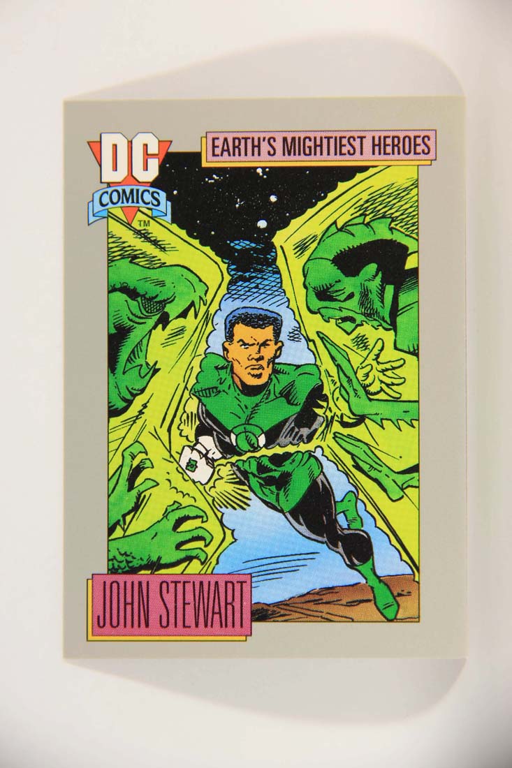 DC Cosmic 1991 Trading Card #60 Stewart's Current Home The Planet Oa L013619