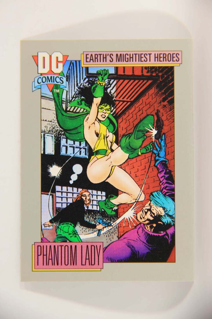DC Cosmic 1991 Trading Card #70 Phantom Lady's Holographic Jewel And Wrist Taser L013629