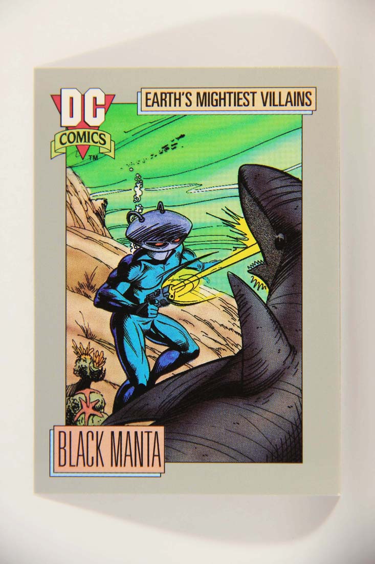 DC Cosmic 1991 Trading Card #81 Black Manta's Undersea Craft L013640