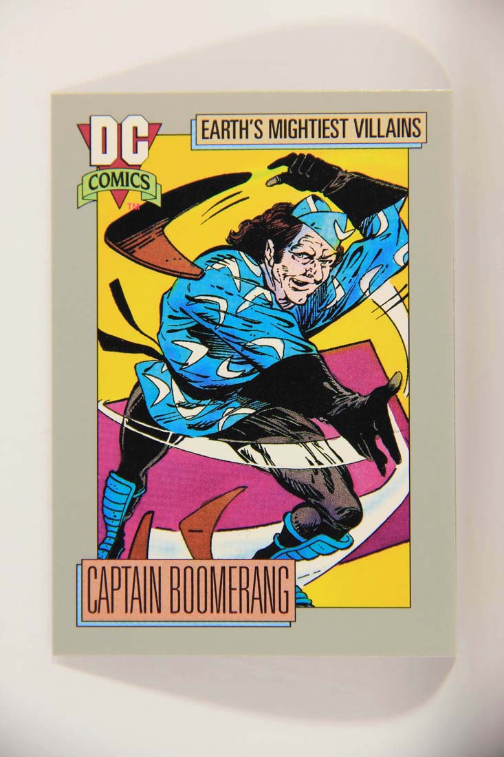 DC Cosmic 1991 Trading Card #85 Captain Boomerang's Sonic And Explosive Boomerangs L013644