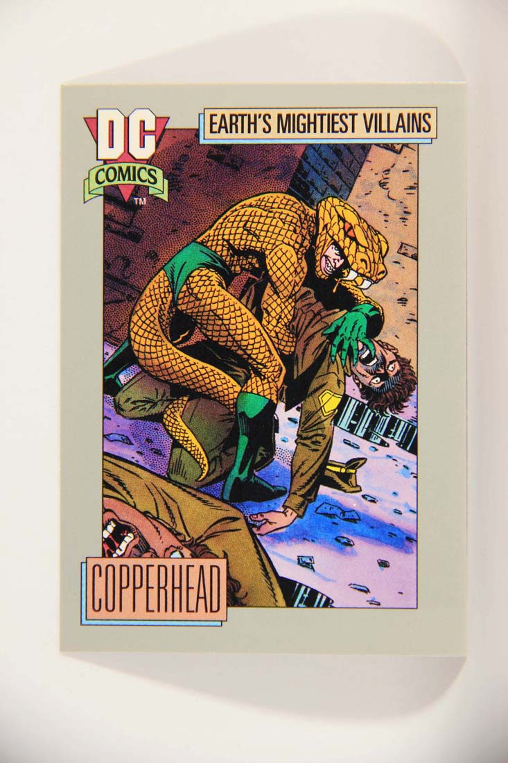 DC Cosmic 1991 Trading Card #88 Copperhead's Venomous Fangs L013647