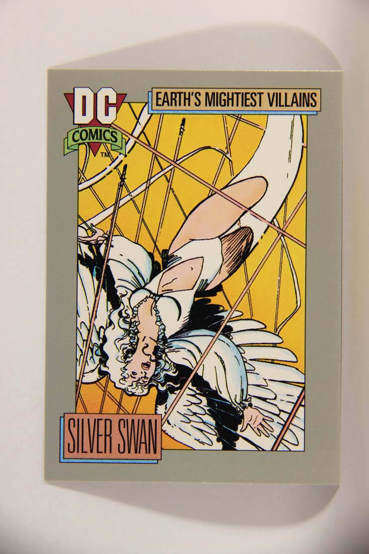 DC Cosmic 1991 Trading Card #107 Silver Swan's Sonic Power L013666