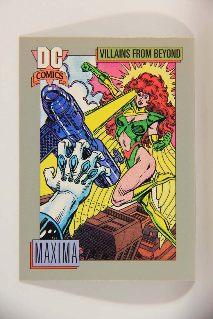 DC Cosmic 1991 Trading Card #136 Maxima's Starship L013695