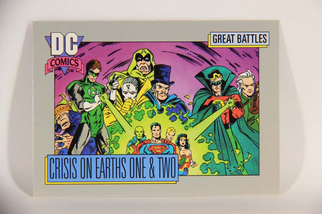 DC Cosmic 1991 Trading Card #144 Crisis On Earths One & Two Card C L013703