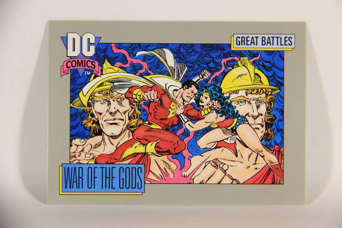 DC Cosmic 1991 Trading Card #166 War Of The Gods Card A L013725