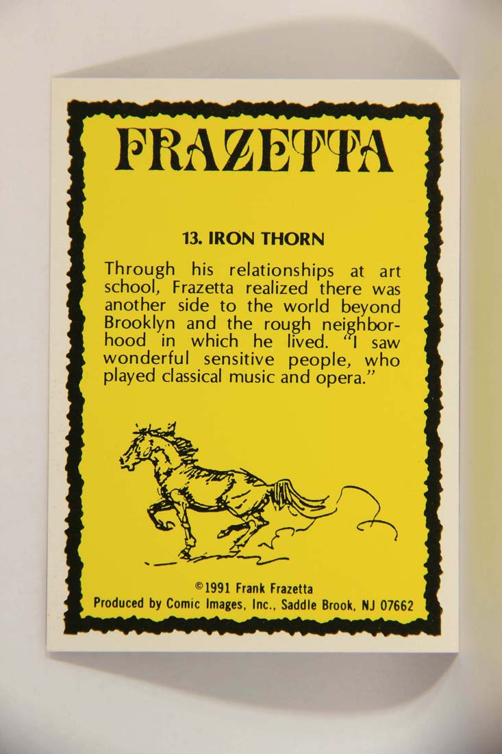Frazetta 1991 Artwork Trading Card #13 Iron Thorn L013752