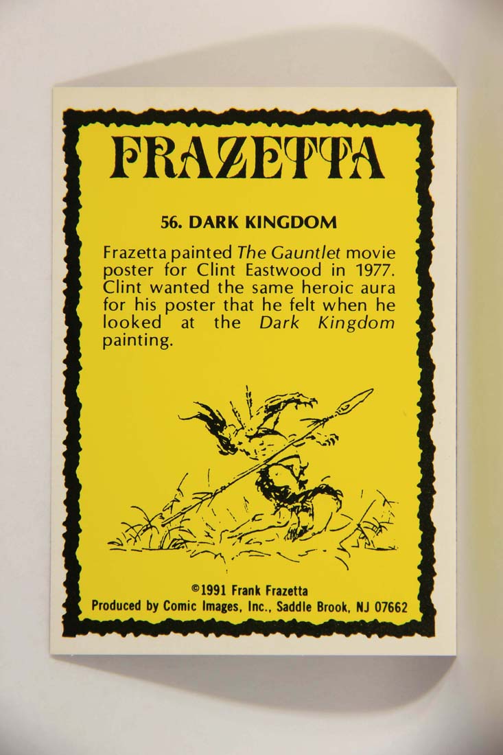 Frazetta 1991 Artwork Trading Card #56 Dark Kingdom L013795