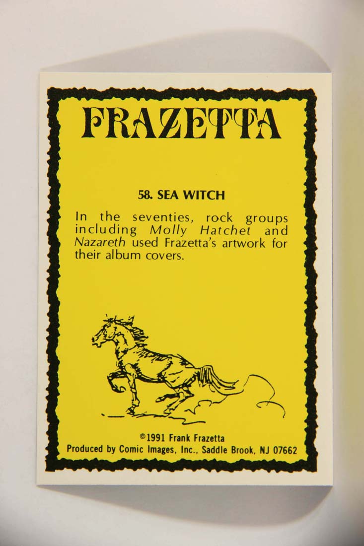 Frazetta 1991 Artwork Trading Card #58 Sea Witch L013797