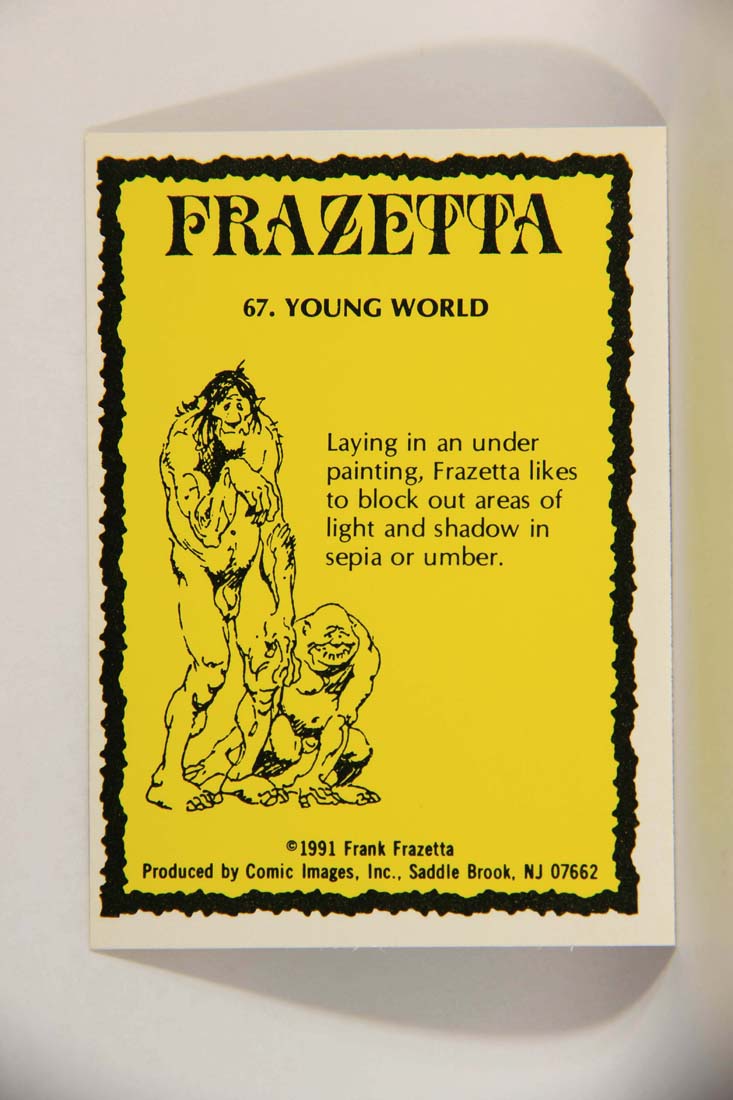 Frazetta 1991 Artwork Trading Card #67 Young World L013806