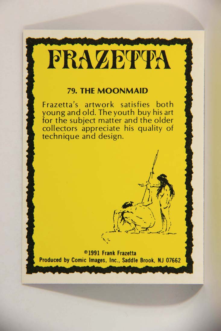 Frazetta 1991 Artwork Trading Card #79 The Moonmaid L013819