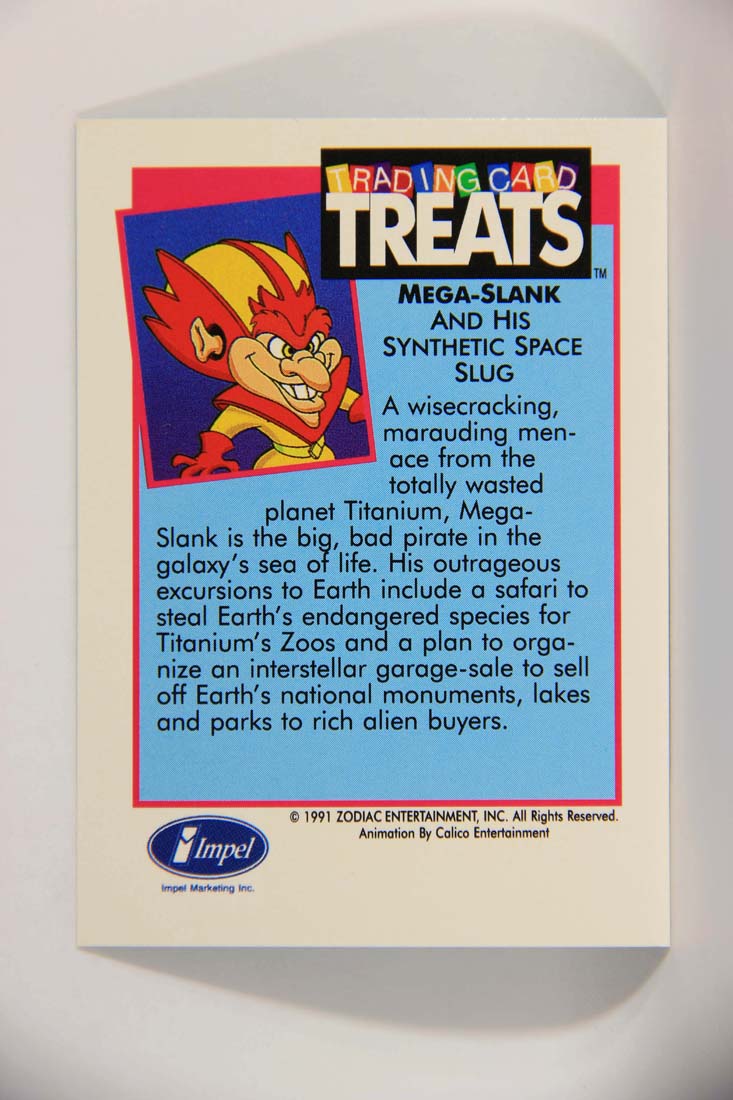 Widget TV Series Treats 1991 Vintage Trading Card Mega-Slank ENG L013844