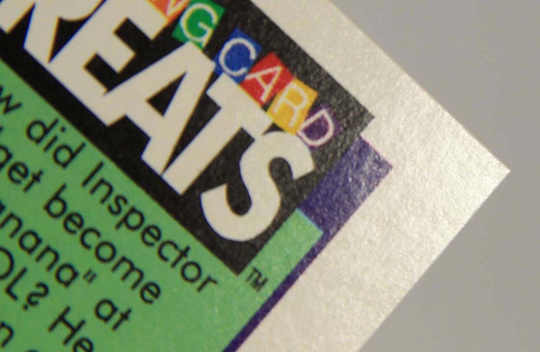 Inspector Gadget TV Series Treats 1991 Vintage Trading Card Top Banana ENG L013856