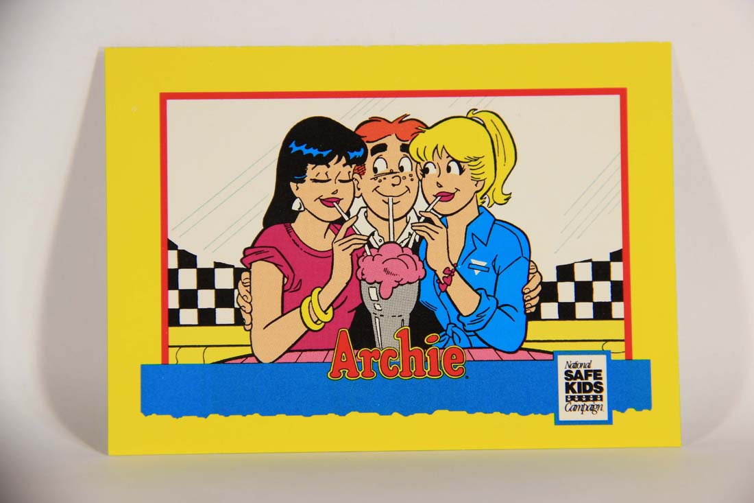 Archie Comics Treats 1991 Vintage Trading Card Three On A Soda ENG L013861