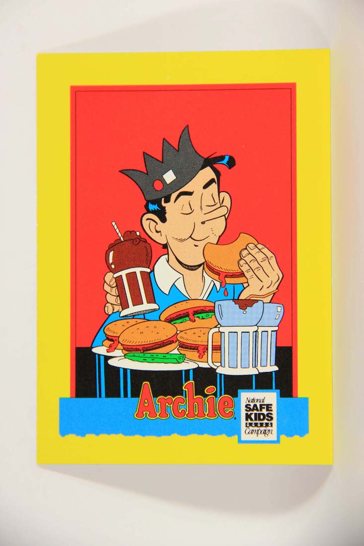 Archie Comics Treats 1991 Vintage Trading Card Jughead's Bliss ENG L013862
