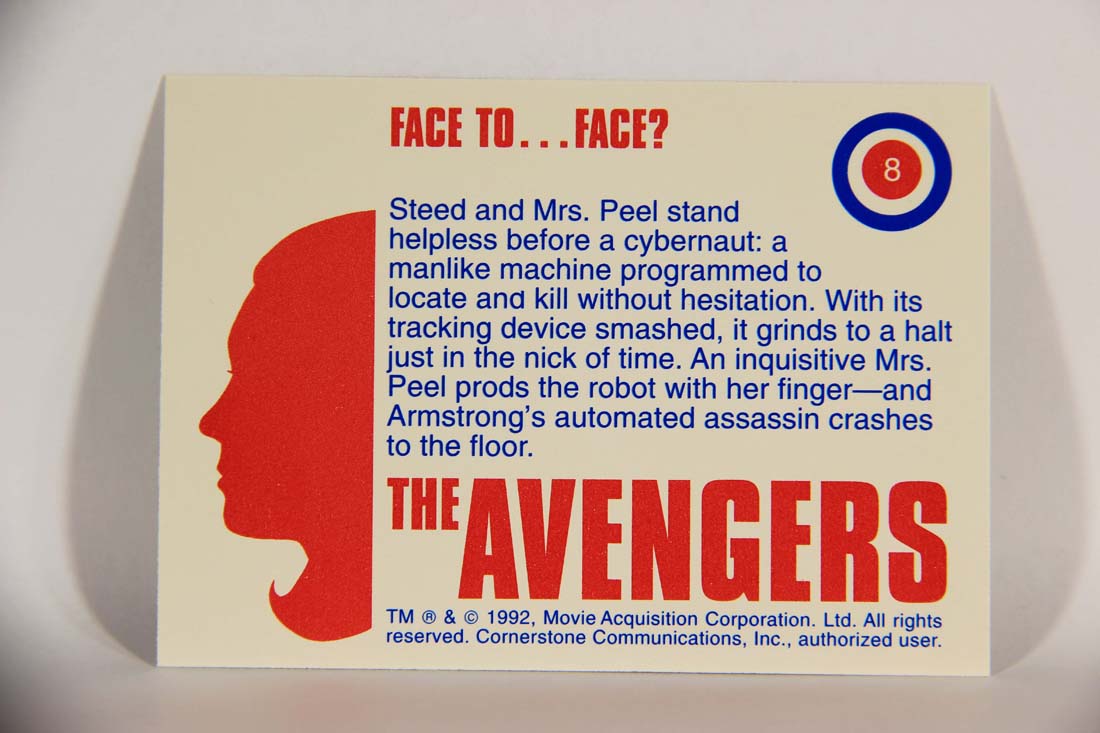 The Avengers TV Series 1992 Trading Card #8 Face To Face L013873