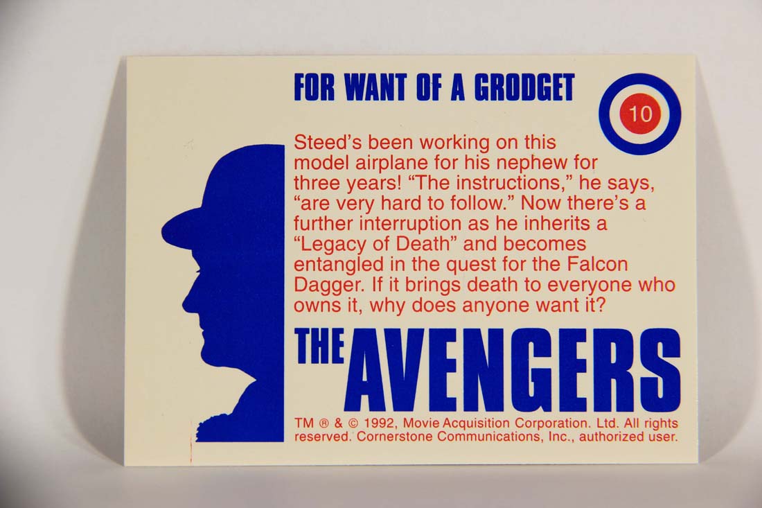 The Avengers TV Series 1992 Trading Card #10 For Want Of A Grodget L013875