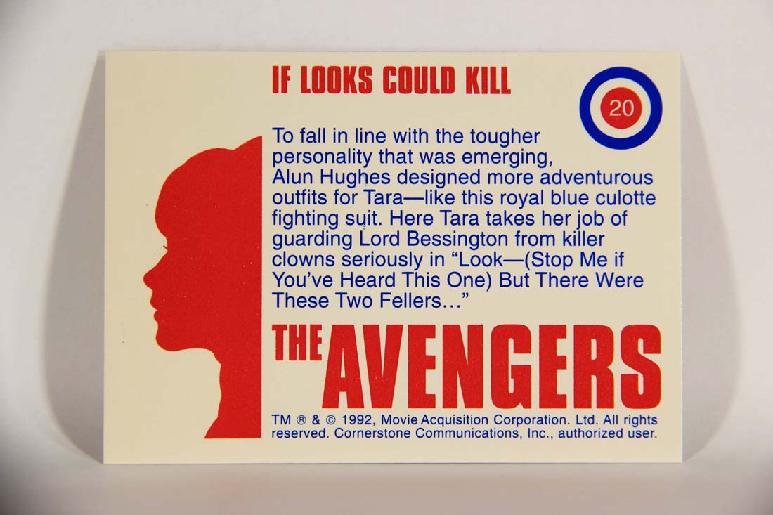 The Avengers TV Series 1992 Trading Card #20 If Looks Could Kill L013885