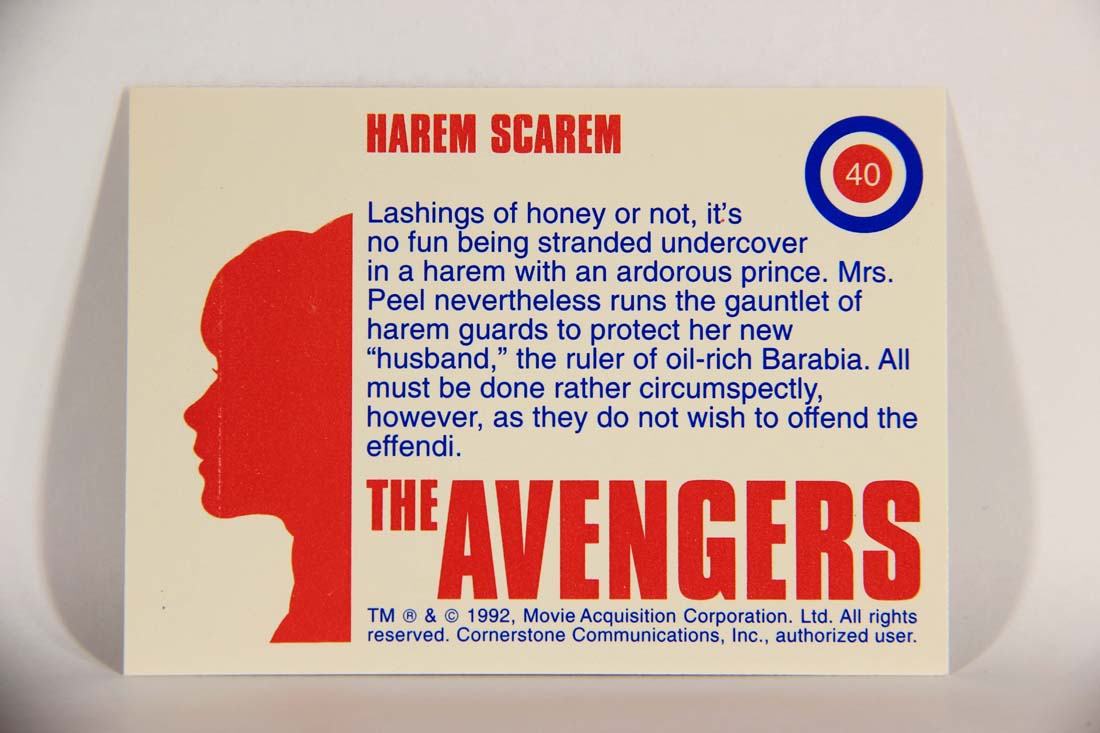 The Avengers TV Series 1992 Trading Card #40 Harem Scarem L013905