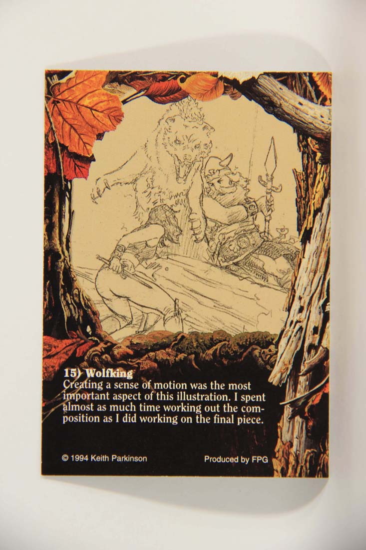 Keith Parkinson 1994 Artwork Trading Card #15 Wolfking L013961
