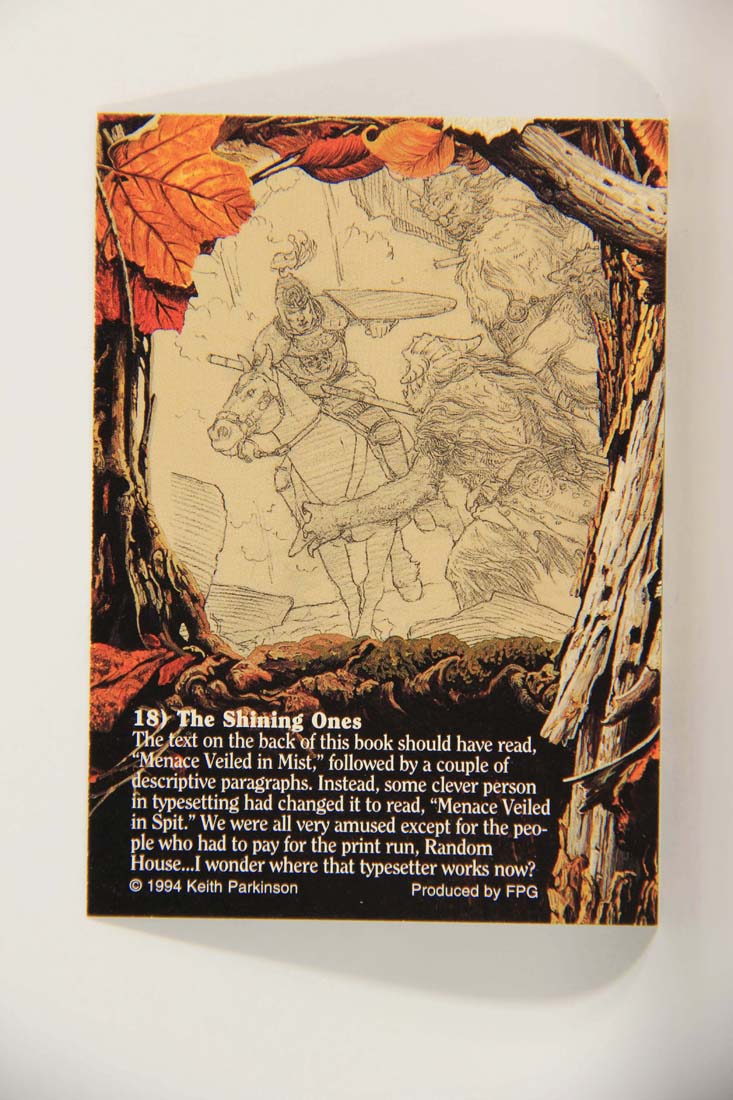 Keith Parkinson 1994 Artwork Trading Card #18 The Shining Ones L013964