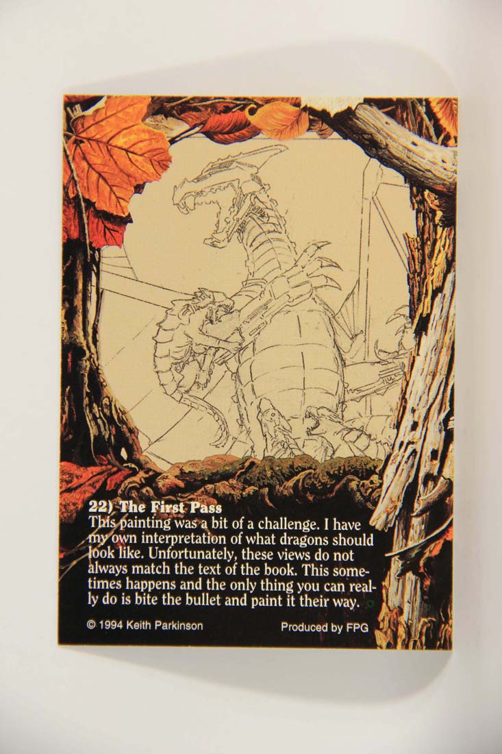 Keith Parkinson 1994 Artwork Trading Card #22 The First Pass L013968