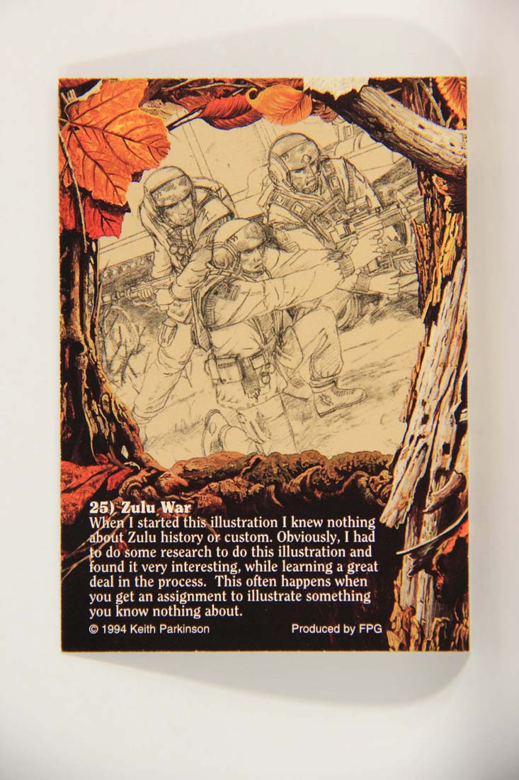 Keith Parkinson 1994 Artwork Trading Card #25 Zulu War L013971