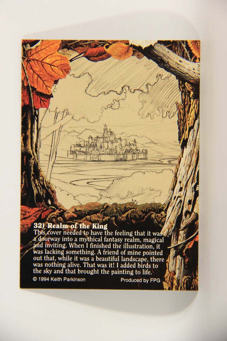 Keith Parkinson 1994 Artwork Trading Card #32 Realm Of The King L013978